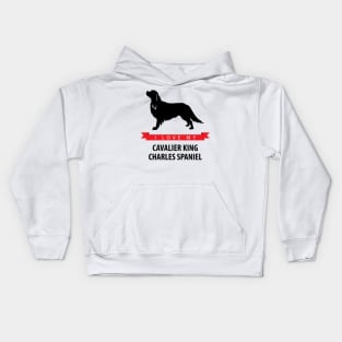 I Love My Cavalier King Charles Spaniel Kids Hoodie